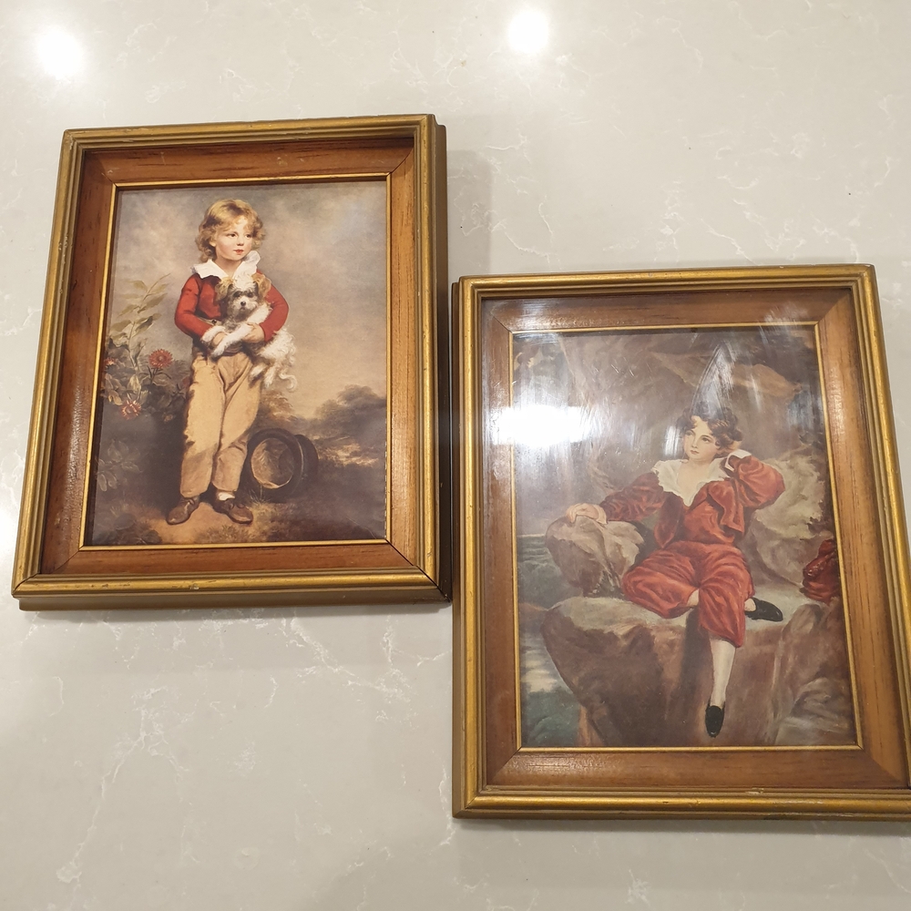 Vintage Style Framed Art Prints
